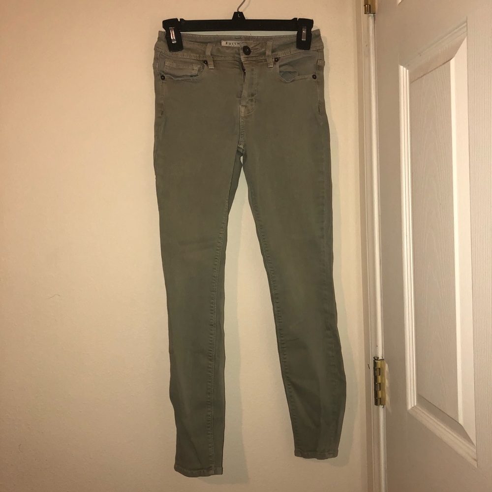 olive jeans